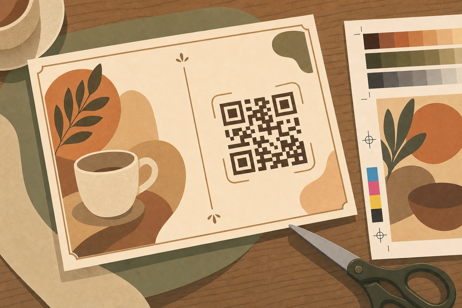 메뉴판·포스터 QR 인쇄 현장 가이드 — 크기·대비·목적지 재검사 대표 이미지